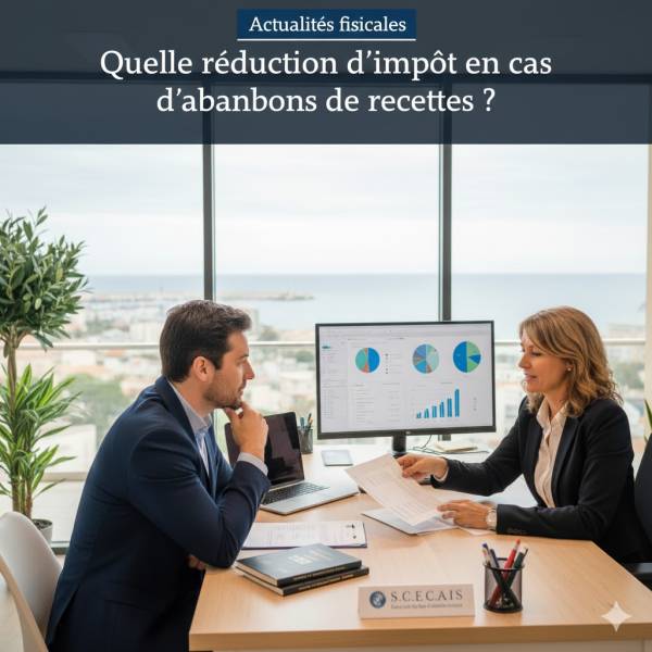 réduction d'impots en cas d'abandon de recettes sur la seyne sur mer proche de Toulon 